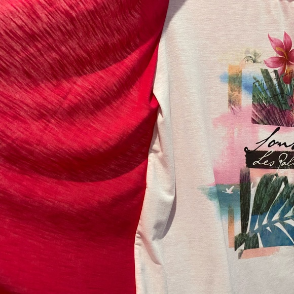 White stag Fuchsia shirt - Picture 3 of 5